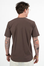 T-Shirt  "No-Stiro" marrone - Bottega Artigiana