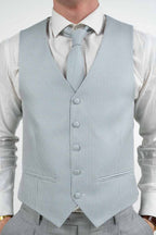 Gilet Micro-Pattern verde - Paolo Da Ponte