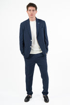 Completo in lino blu - Berna