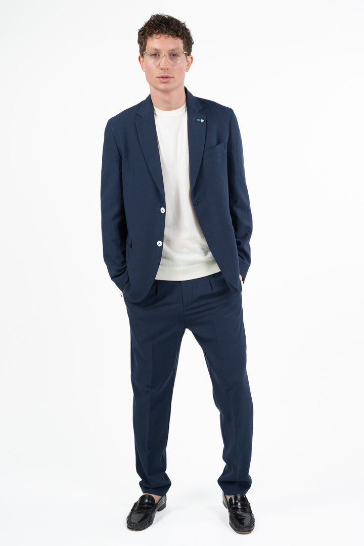 Completo in lino blu - Berna