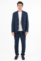 Completo in lino blu - Berna