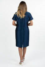 Abito corto con manica blu notte - Berti Mode Collection