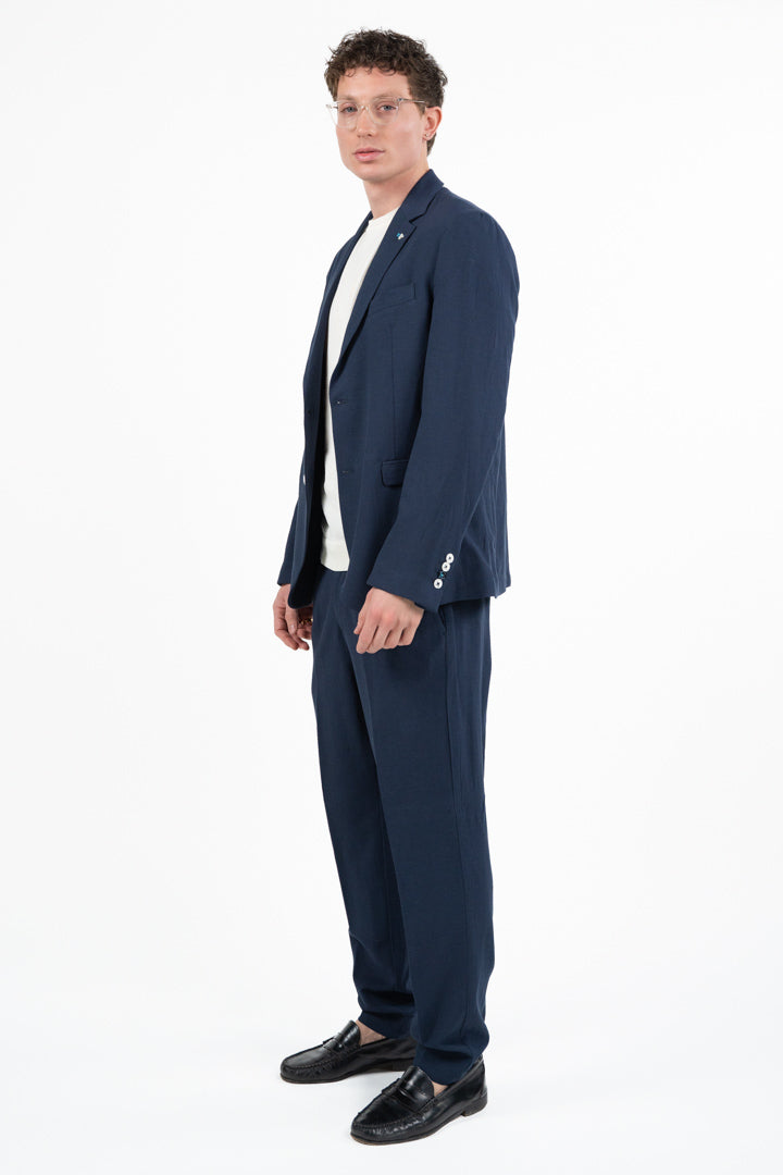 Completo in lino blu - Berna