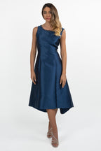 Abito midi blu notte - Berti Mode Collection