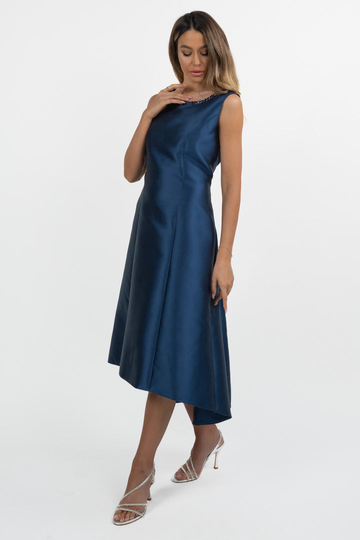Abito midi blu notte - Berti Mode Collection