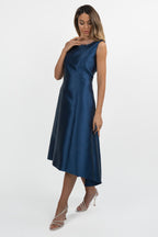 Abito midi blu notte - Berti Mode Collection