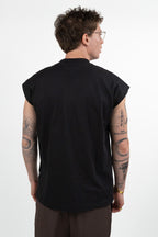 T-Shirt Smanicata  nero - Over/D