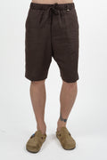 Bermuda in Lino  marrone - I'M Brian