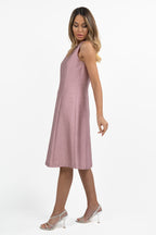 Abito in Tessuto Jacquard a Rilievo rosa - Berti Mode Collection