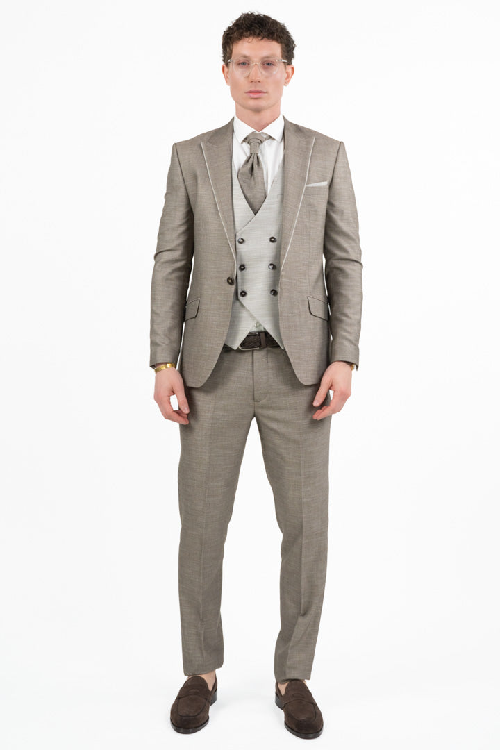 Completo Tre Pezzi marrone - Berti Mode Collection