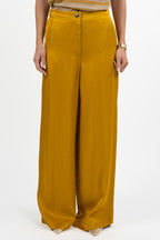 Pantalone Palazzo Fluido - Color Senape - Marella