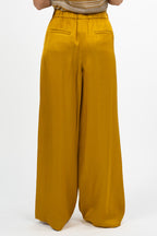 Pantalone Palazzo Fluido - Color Senape - Marella