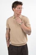 Polo in Maglia Beige - At.p.co
