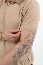 Polo in Maglia Beige - At.p.co