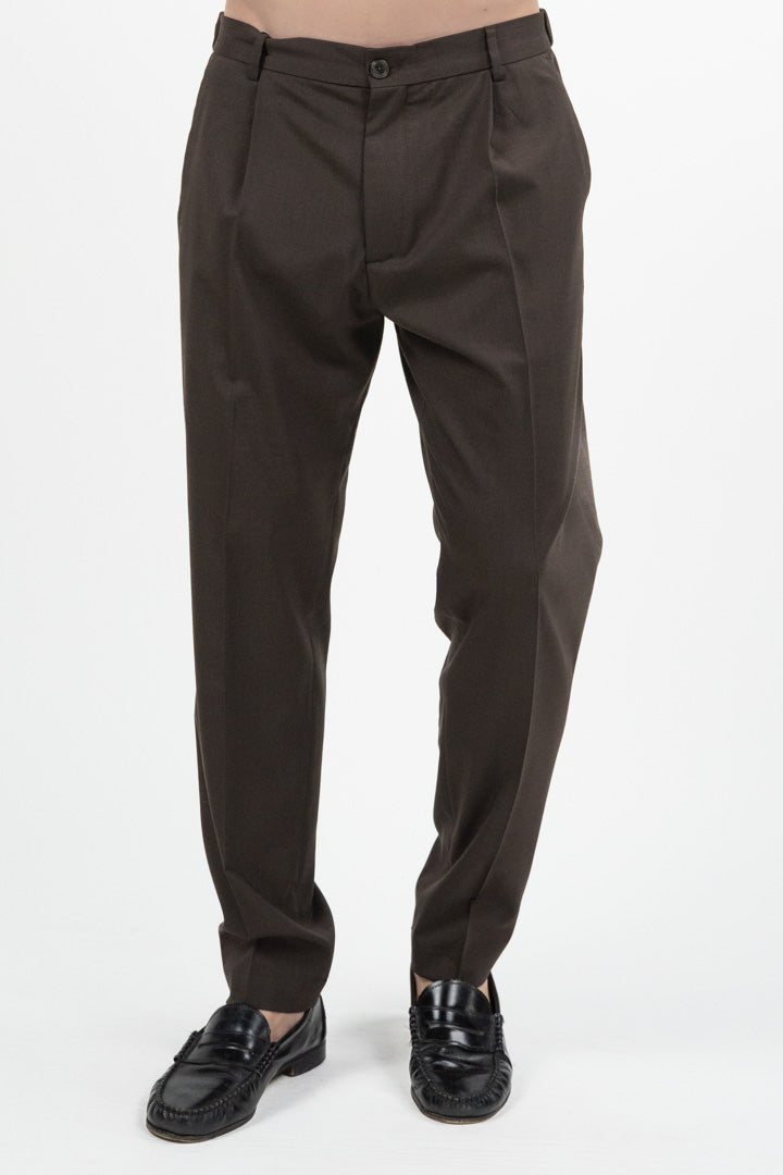 Pantalone con Pinces – Testa di Moro - Out Fit