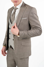 Completo Tre Pezzi marrone - Berti Mode Collection
