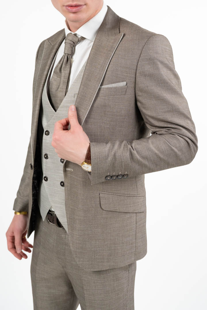Completo Tre Pezzi marrone - Berti Mode Collection