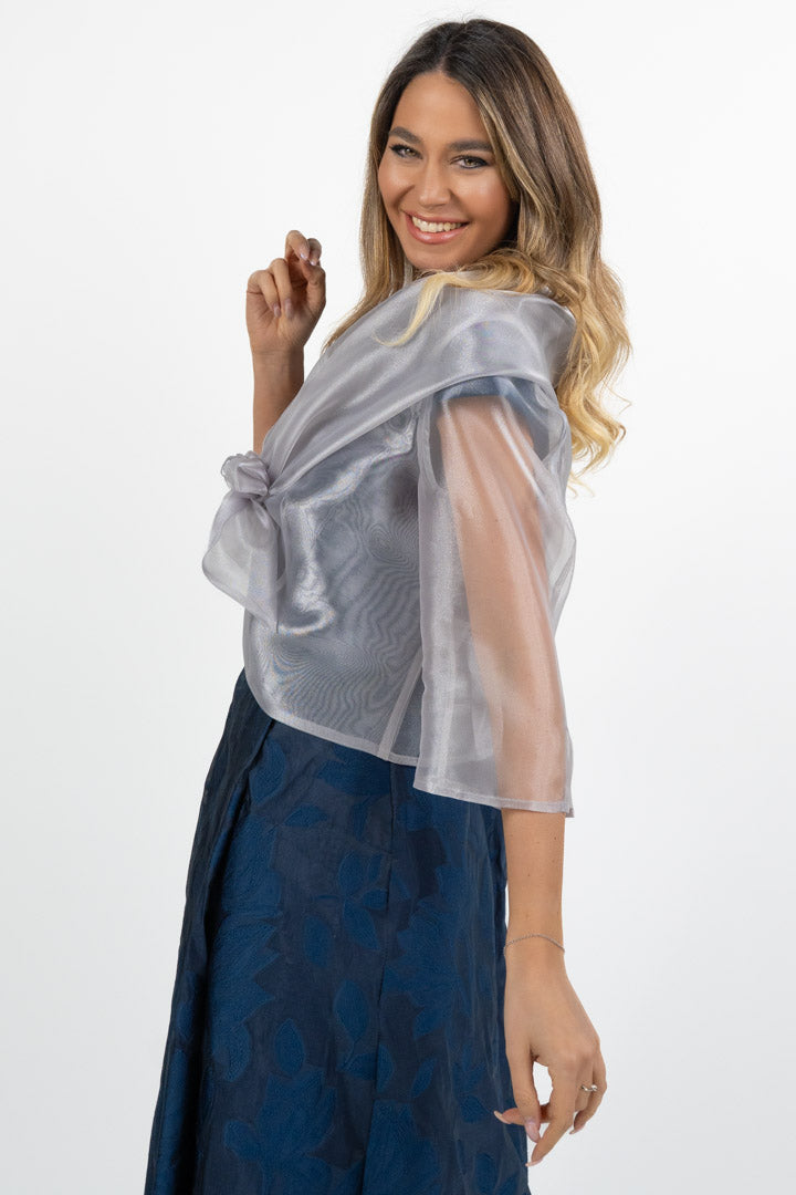 Copri spalle argento - Berti Mode Collection