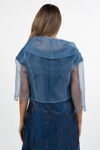 Copri spalle azzurro - Berti Mode Collection