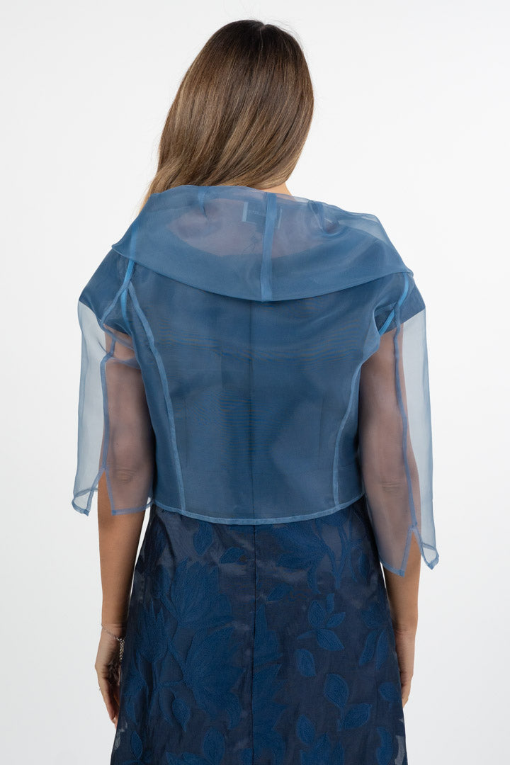 Copri spalle azzurro - Berti Mode Collection