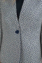 Giacca Strutturata in Trama Jacquard - Berti Mode Collection