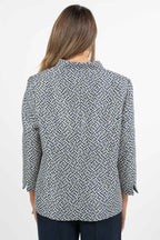 Giacca Strutturata in Trama Jacquard - Berti Mode Collection