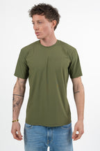 T-Shirt  "No-Stiro" verde - Bottega Artigiana