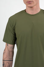 T-Shirt  "No-Stiro" verde - Bottega Artigiana
