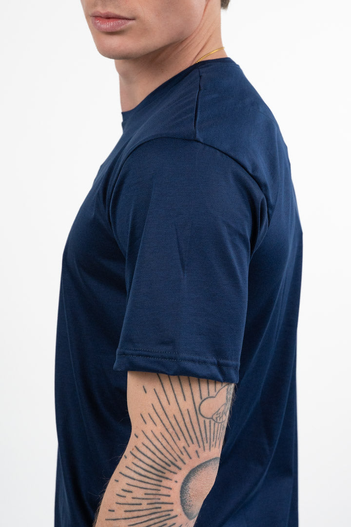 T-shirt  Regular Fit blu- Bottega Artigiana