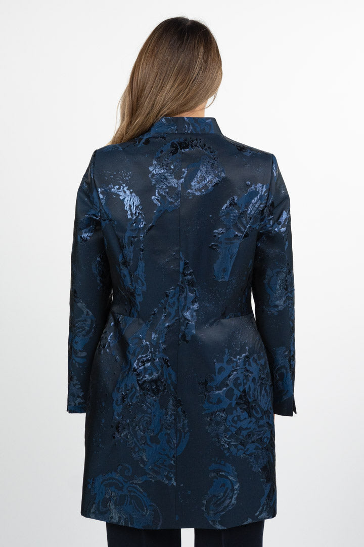 Spolverino Sartoriale in Jacquard Lucido