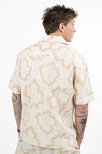 Camicia con Ricami Floreali – Panna e Beige - Antony Morato