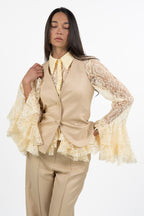 Gilet Monopetto - Beige Sabbia - Gaudì