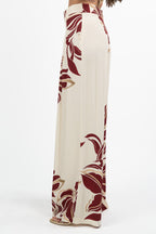 Pantalone Palazzo con stampa floreale - Gaudì