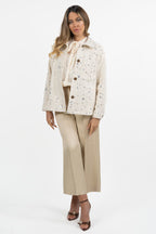 Pantaloni Wide-Leg misto lino Beige Sabbia - Emme Marella