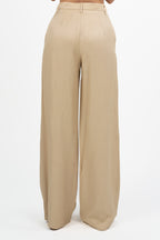 Pantaloni Wide Leg Beige – Gaudì