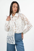 Camicia in Pizzo Macramè bianco - Penny Black