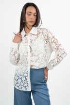 Camicia in Pizzo Macramè bianco - Penny Black