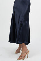 Abito Satin Slip Dress blu notte - Marella