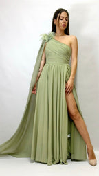 Berti Mode Collection - Abito lungo salvia