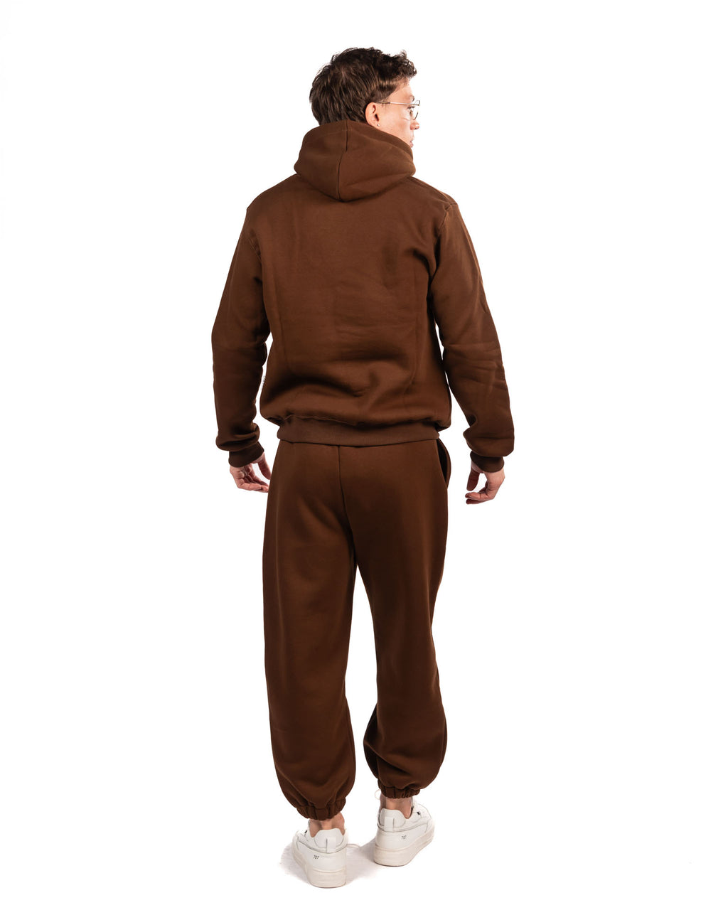Berna felpa con cappuccio marrone