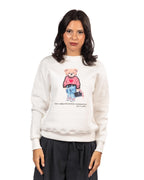 Superculture - felpa bianca