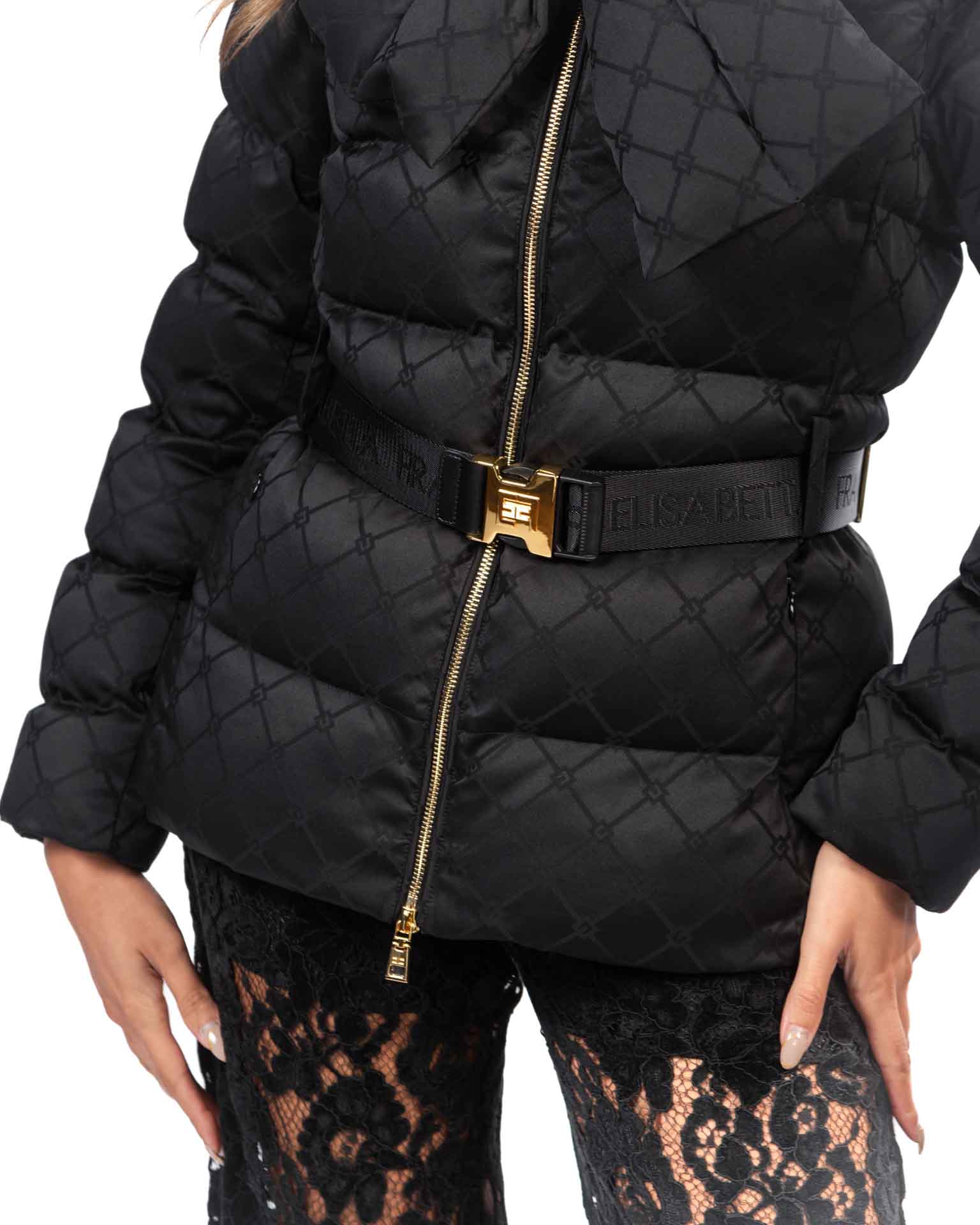 Elisabetta Franchi - piumino nero