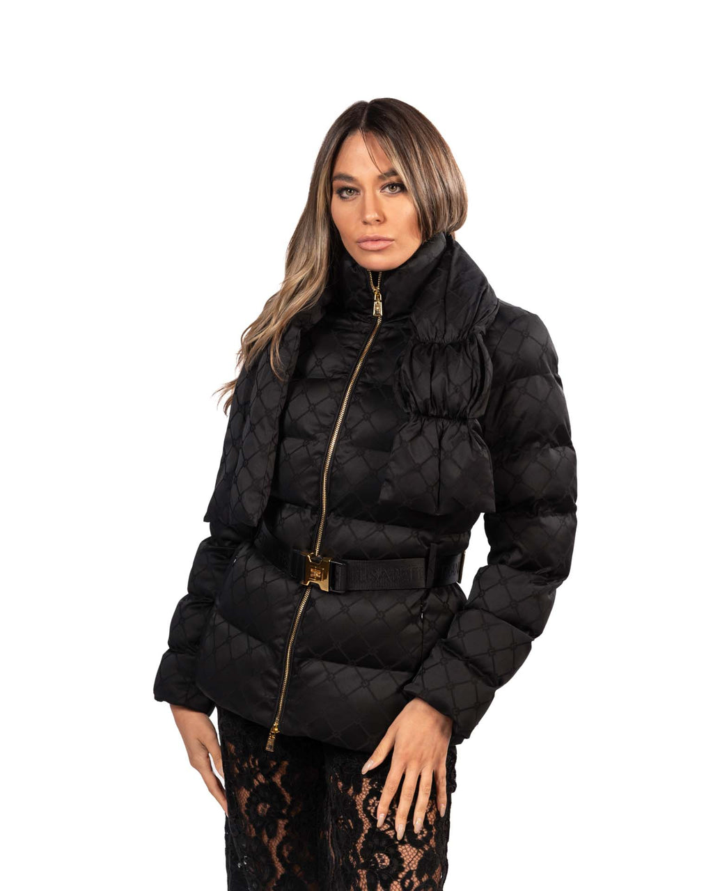 Elisabetta Franchi - piumino nero