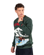 Superculture felpa verde