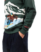 Superculture felpa verde