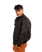 Barbour verde collo alla coreana