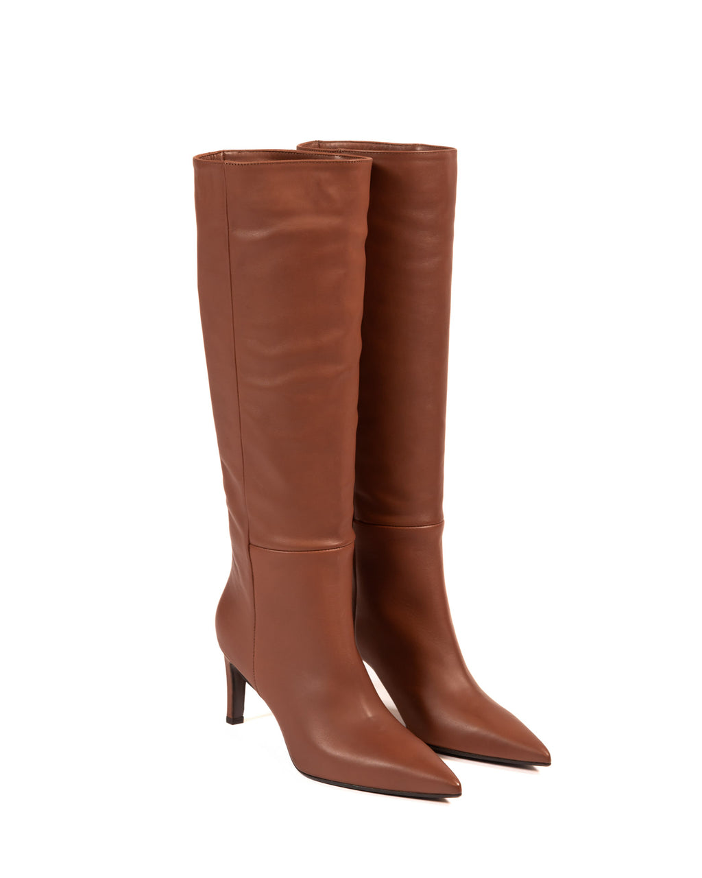 Berti Mode Collection stivale in pelle marrone