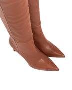 Berti Mode Collection stivale in pelle marrone