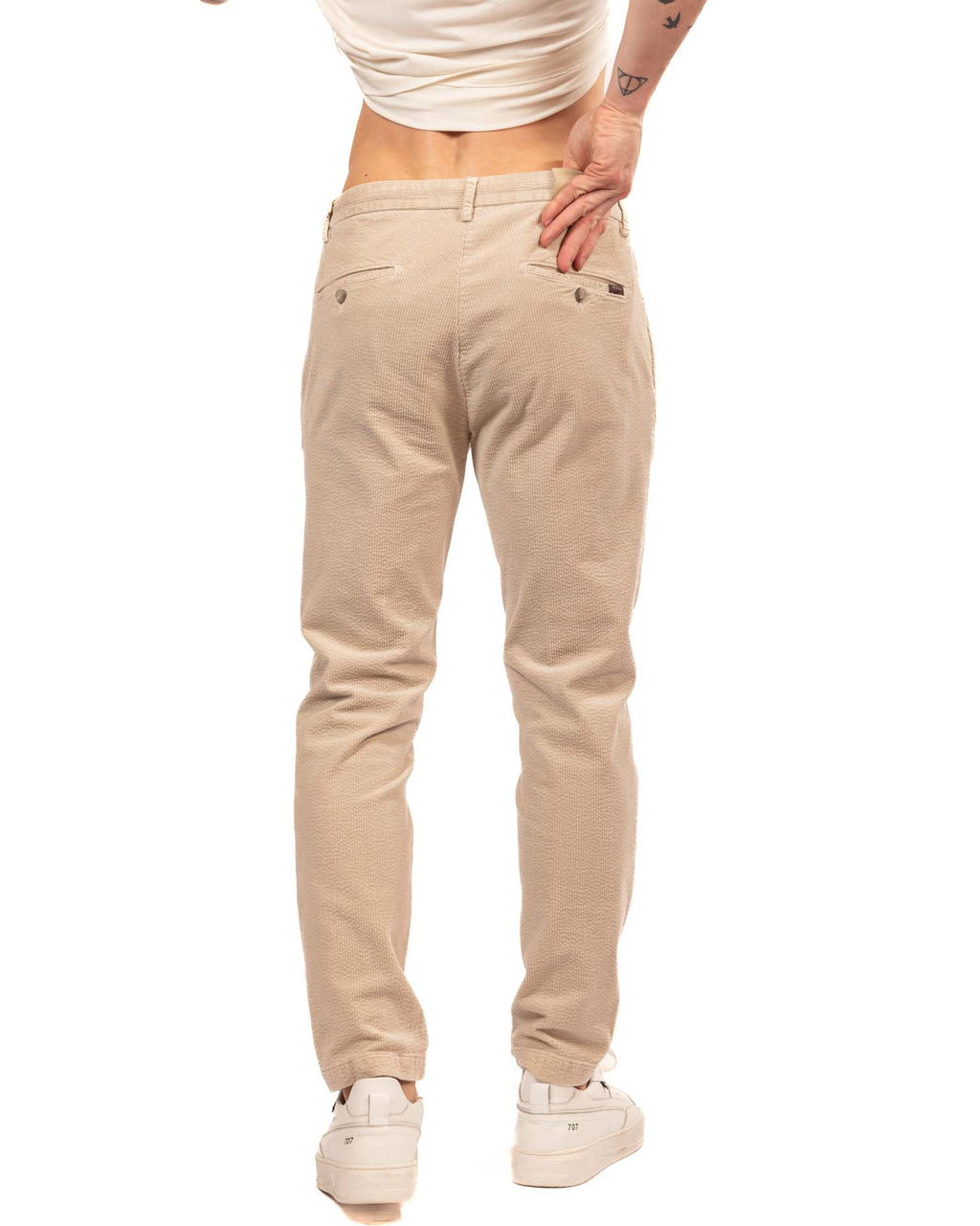At.p.co pantalone beige
