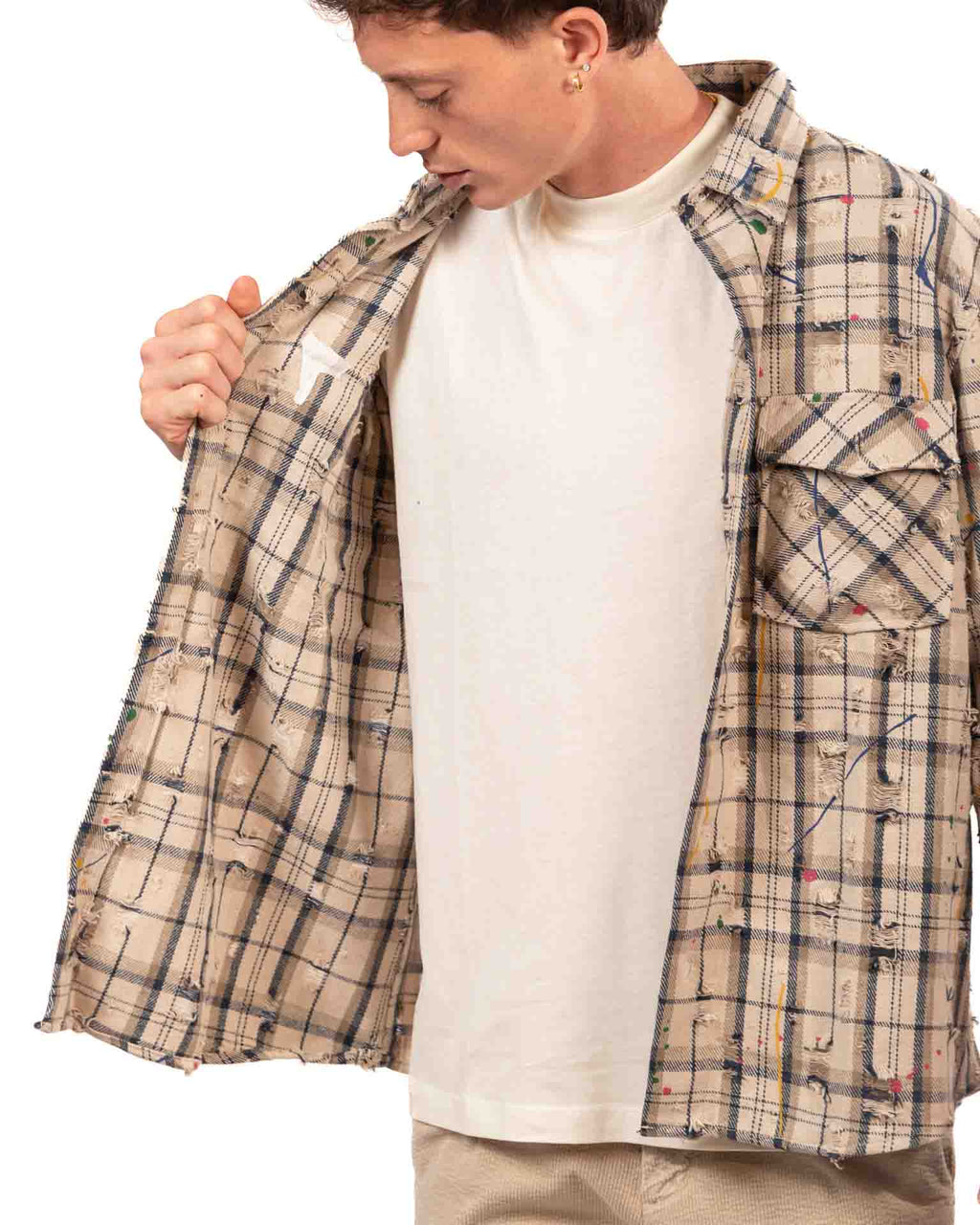 Berna overshirt check